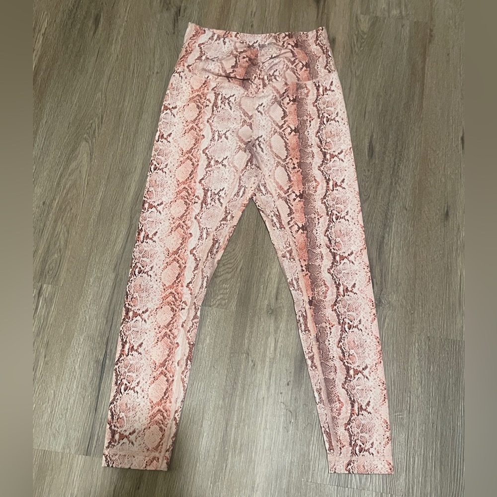 Victorias Secret Pink Snake Print Leggings_S - Picture 2 of 5